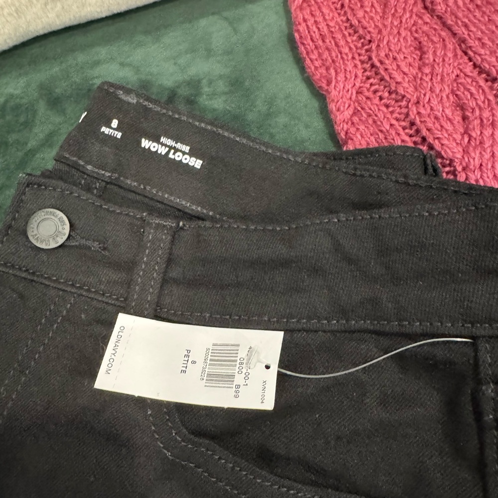 Old Navy High Rise Wow Loose Jeans - Black